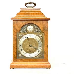Burr Walnut Elliott Bracket Clock