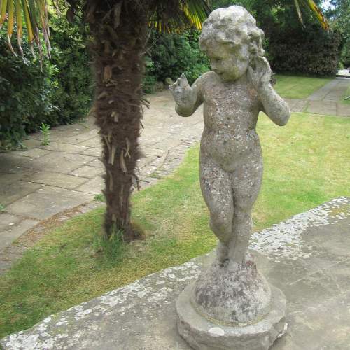 Antique Weathered  Garden Figure image-1