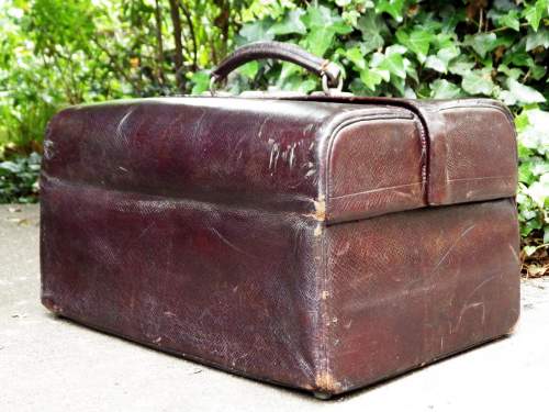 Asprey of London Victorian Leather & Silver Fitted Travel Case image-5