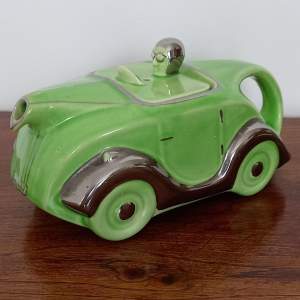 Art Deco James Sadler Racing Car Teapot