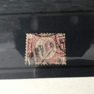 1858 Queen Victoria Half Penny Red Stamp