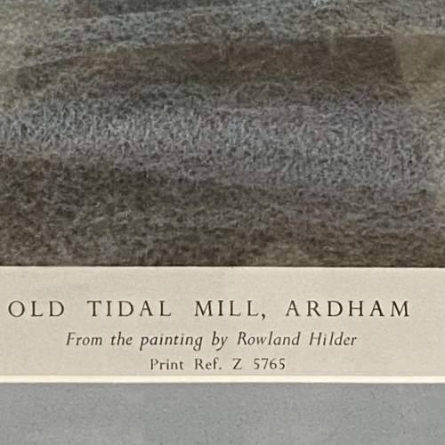 Old Tidal Mill Ardham Print by Roland Hilder image-4