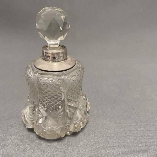 Victorian Silver Topped Scent Bottle image-1