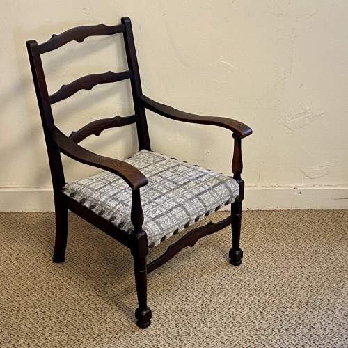1920s Oak Childs Chair image-1