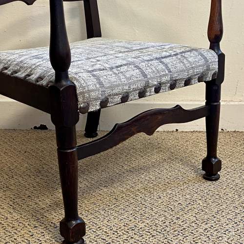 1920s Oak Childs Chair image-3