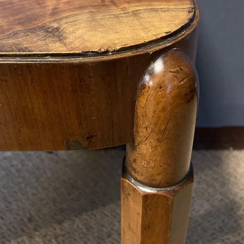 Art Deco Walnut Veneer Coffee Table image-6