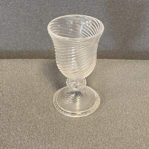 Wrythen Moulded Glass Egg Cup