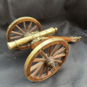A Beautiful Brass Canon East India 1795 Mountain Gun