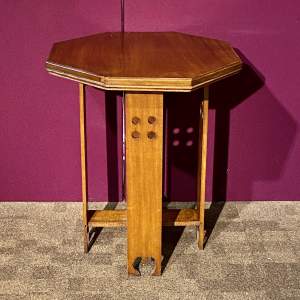 An Octagonal Arts & Craft Side Table