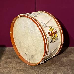 Large Vintage Marching Drum - The Boys Brigade