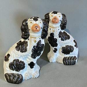 Pair of Vintage Staffordshire Dogs
