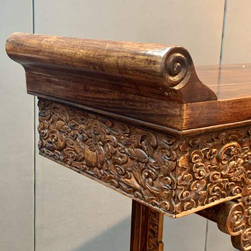 20th Century Carved Chinese Altar Table image-5