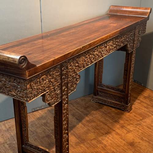 20th Century Carved Chinese Altar Table image-6