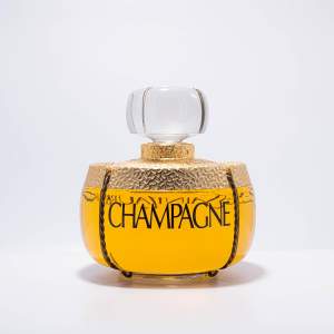 Lovely French Large Display YSL Champagne Perfume Bottle