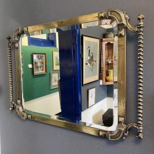 Heavy Brass Mirror