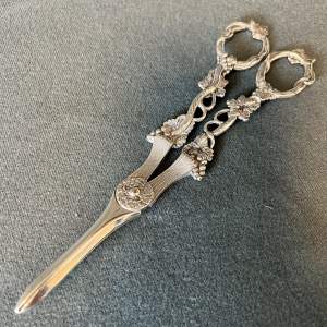 Pair of George III Silver Grape Scissors