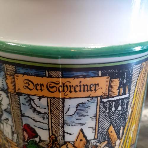 Vintage German BMF Beer Mug - The Carpenter image-3
