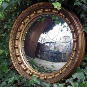 E. Gomme Mid 20th Century Regency Style Convex Wall Mirror