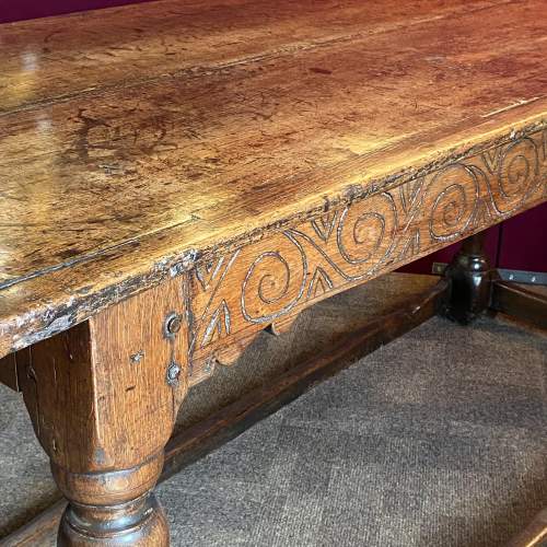 Rare Jacobean Early 17th Century Oak Serving Table image-4
