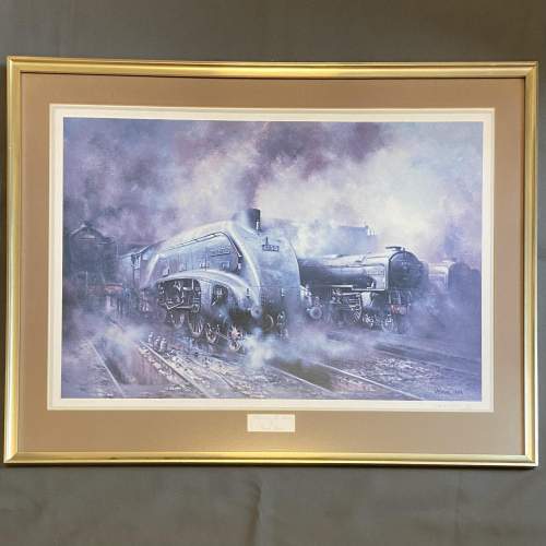 Limited Edition Print Steam at Top Shed by David Weston image-1