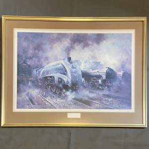 Limited Edition Print Steam at Top Shed by David Weston