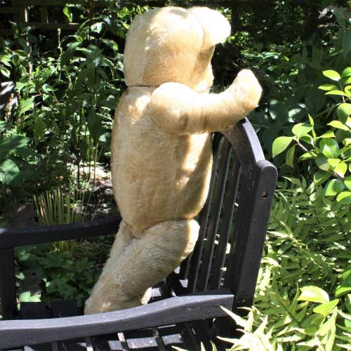 Vintage Large Gold Plush Teddy Bear image-4