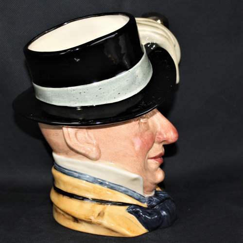 Rare Royal Doulton Hand Painted Character Jug Mr Micawber image-4