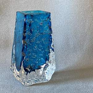 Whitefriars Glass Kingfisher Coffin Vase