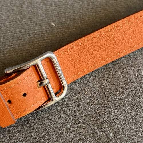 Hermes H Leather Watch Strap image-5