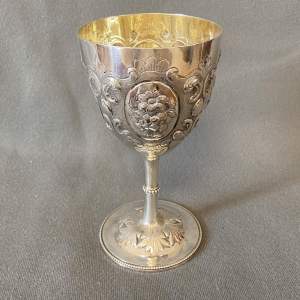 19th Century Silver Goblet