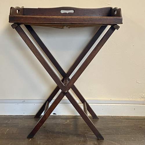 Early 20th Century Butlers Tray and Stand image-1
