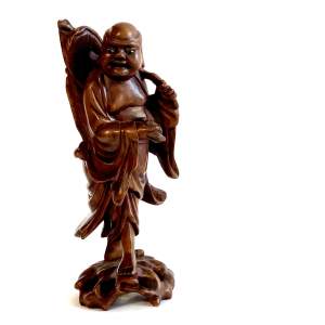 19th Century Chinese Hardwood Figure