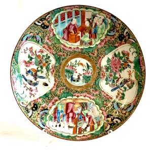 19th Century Famille Rose Plate