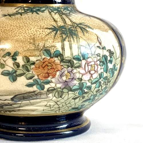 Japanese Satsuma Porcelain Vase image-2