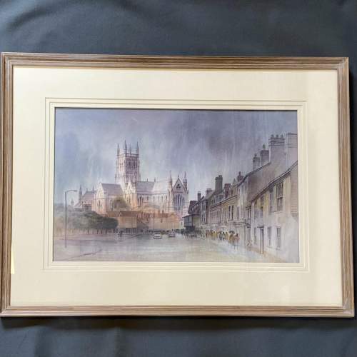 Kenneth Jack Watercolour Painting of Worcester image-1