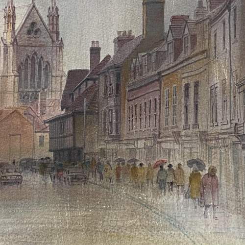 Kenneth Jack Watercolour Painting of Worcester image-3