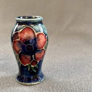 Moorcroft Miniature Anemone Vase