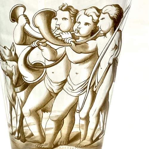Pair of Unusual Figural Glass Goblets image-4