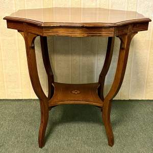 Rosewood Inlaid Table