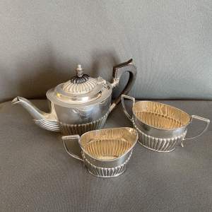 Victorian Silver Bachelors Tea Set