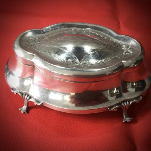 Chester Sterling Silver Trinket Box image-4