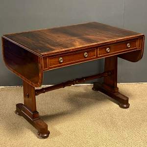 A Superb Quality Regency Period Rosewood Antique Sofa Table