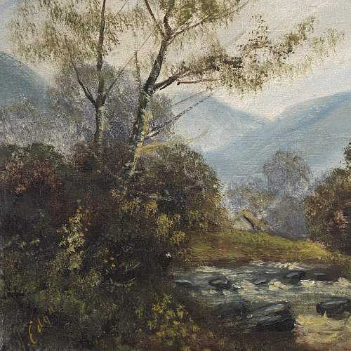 Pair of Scottish Landscape Oil Paintings image-2