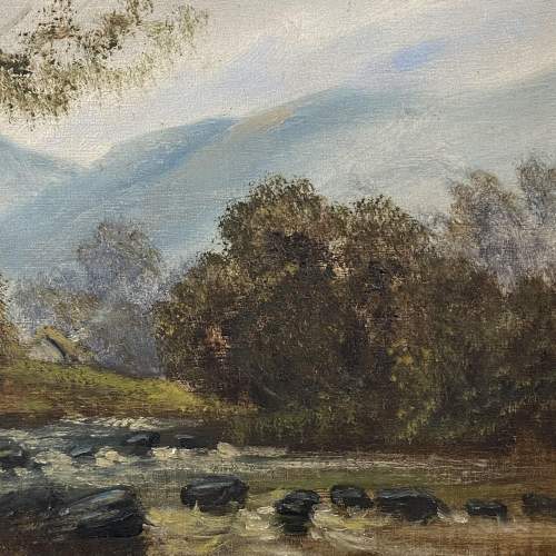 Pair of Scottish Landscape Oil Paintings image-3