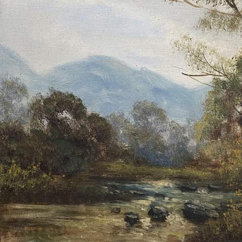 Pair of Scottish Landscape Oil Paintings image-4