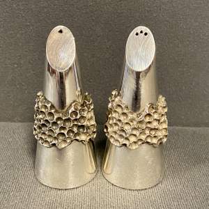 Pair of Silver Gilt Peppers by Grant Macdonald
