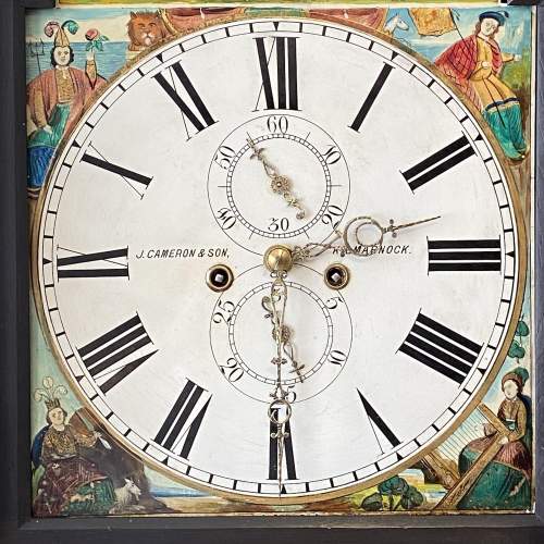 19th Century Scottish Mahogany Longcase Clock image-4