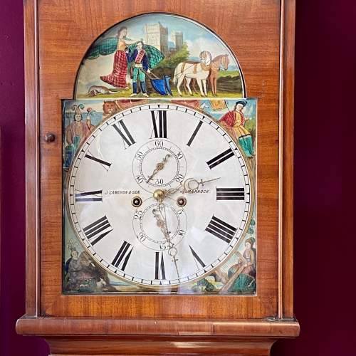 19th Century Scottish Mahogany Longcase Clock image-1