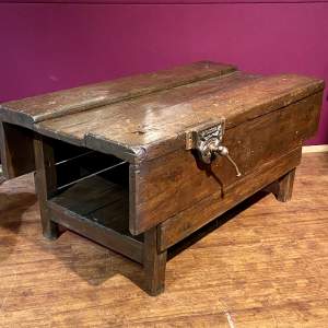 Large Vintage Workbench Table