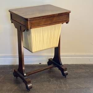 Regency Rosewood Sewing Table